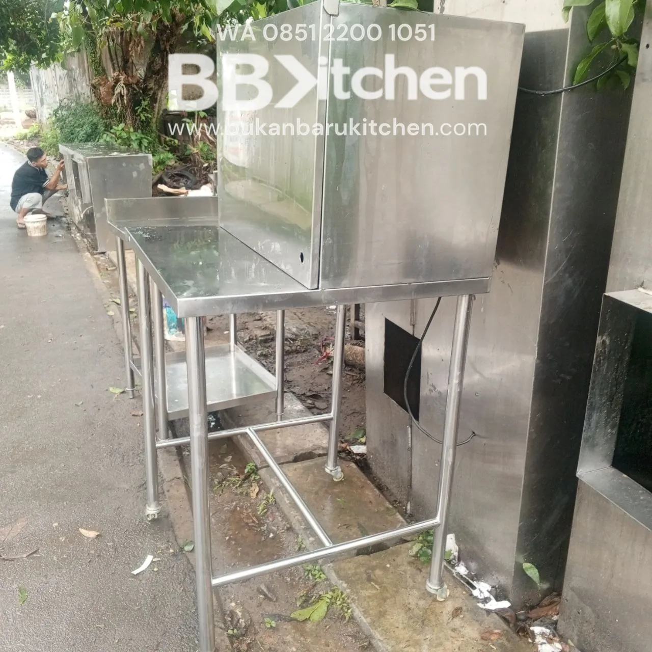Meja Kompor Serbaguna dengan Tutup 78x75x100 - Image 2