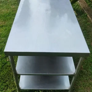 Meja Prepare 3 Susun Stainless Steel P150cm L70 T85