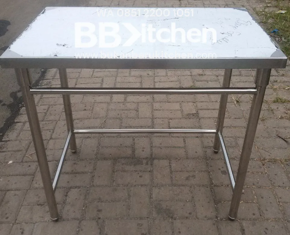 Meja Stainless 1 Susun Custom P95 x L60 x T84 cm - Image 4