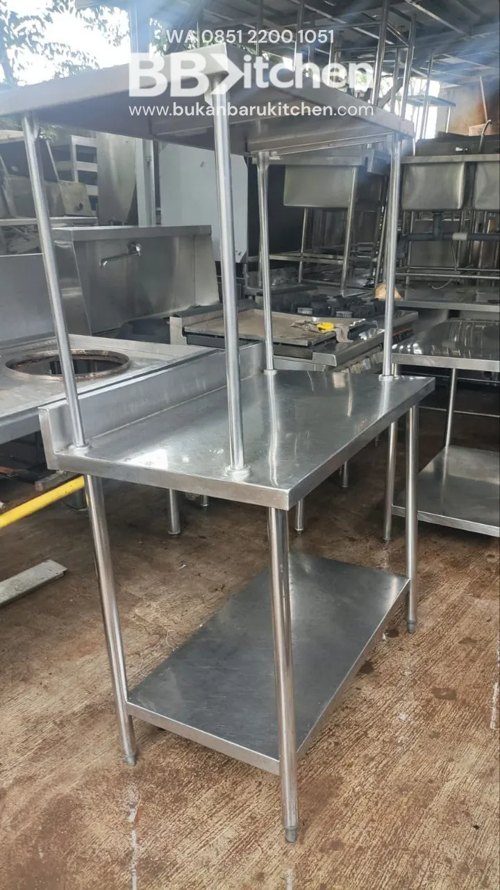 Meja Stainless 2 Susun 100x60x85 - Image 4