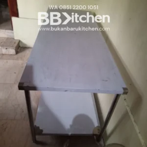 Meja Stainless 2 Susun 200x75x85