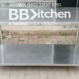 Meja Stainless 2 Susun GETRA P150 x L70 x T85 cm