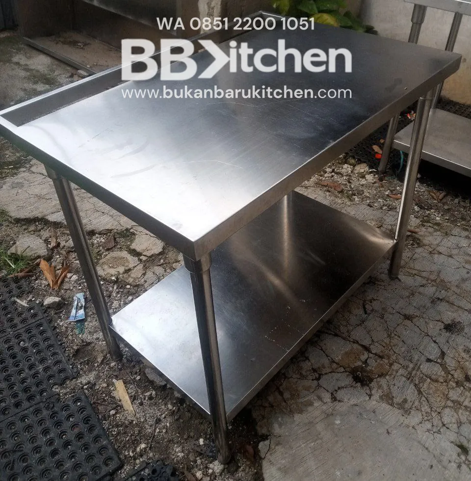 Meja Stainless 2 Susun P 100 x L 70 x T 85 cm - Image 2