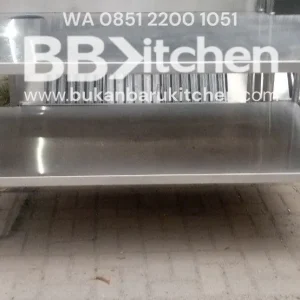 Meja Stainless 2 Susun P 180 x L 100 x T 90 cm