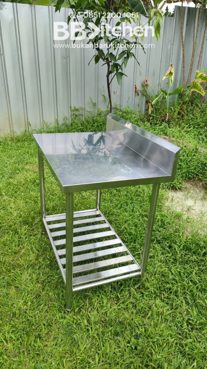 Meja Stainless 2 Susun P.90x60x85cm - Image 3