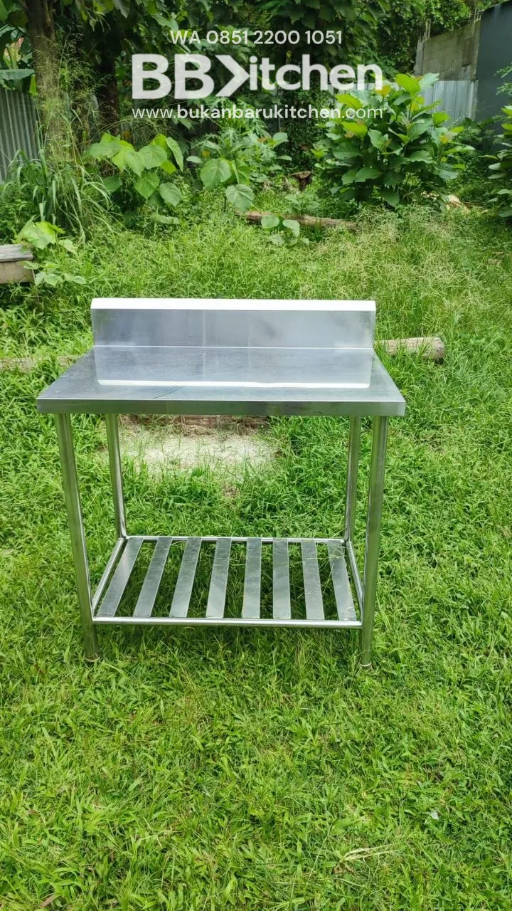Meja Stainless 2 Susun P.90x60x85cm - Image 4