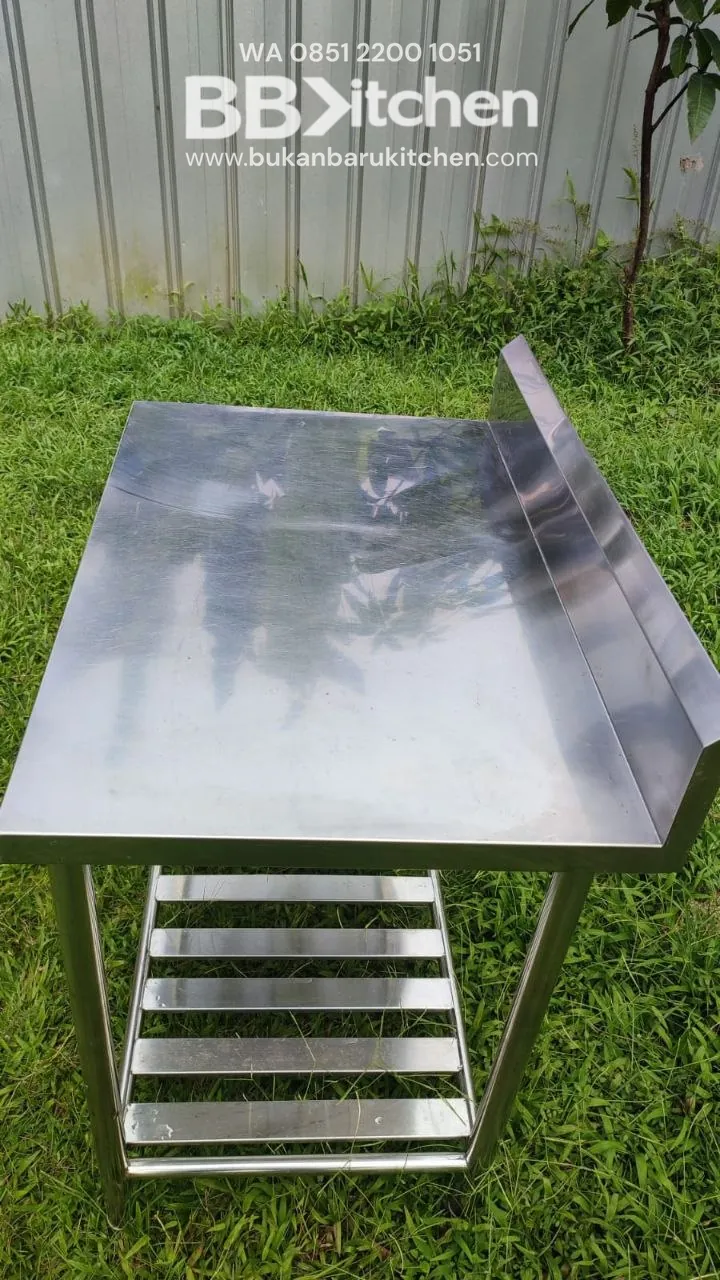 Meja Stainless 2 Susun P.90x60x85cm