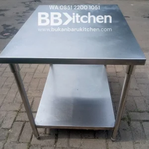 Meja Stainless 2 Susun P 95 x L 75 x T 85 cm