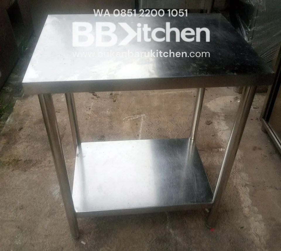 Meja Stainless 2 Susun P70 x L50 x T86 cm - Image 5