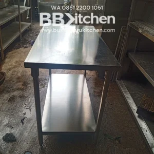 Meja Stainless 2 Susun Ukuran 110x60x85
