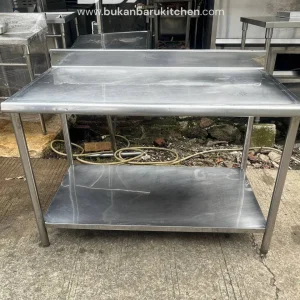 Meja Stainless 2 Susun Ukuran 116x64x79