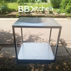 Meja Stainless 2 Susun Ukuran 85x70x85