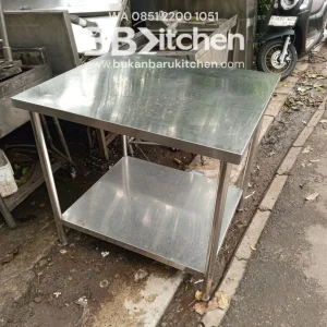 Meja Stainless 2 Susun Ukuran 90x75x85