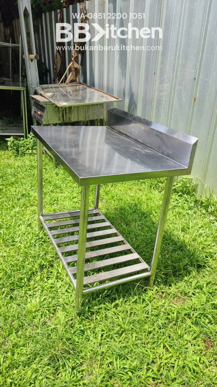 Meja Stainless 2 Susun Ukuran P.95x60x85cm - Image 3
