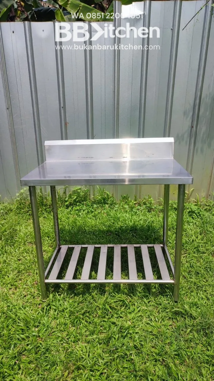 Meja Stainless 2 Susun Ukuran P.95x60x85cm - Image 4