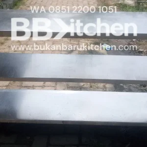Meja Stainless 3 Susun P 150 x L 50 x T 85 cm