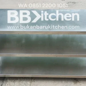 Meja Stainless 3 Susun P 150 x L 60 x T 85 cm