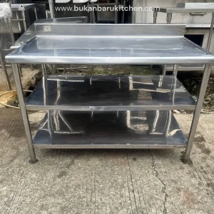Meja Stainless 3 Susun Ukuran 116x64x79 BBKitchen