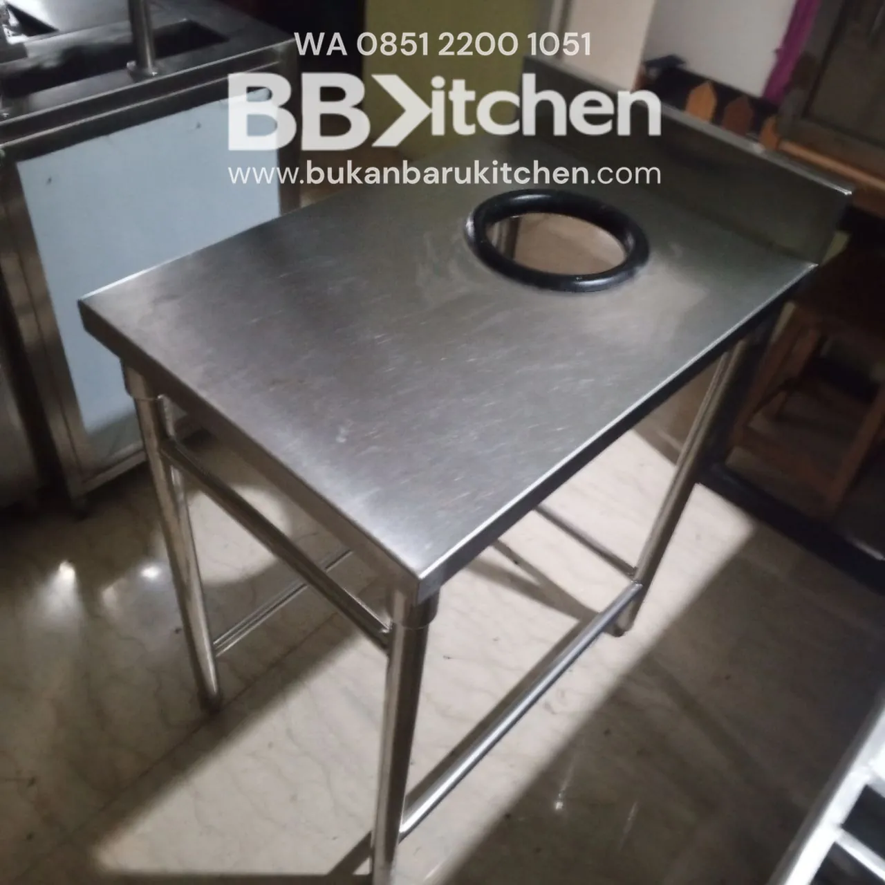 Meja Tempat Buang Sampah Ukuran 50x75x85 - Image 4