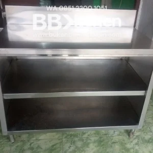 Open Kabinet Ambalan Backsplas P110 x L60 x T85 cm