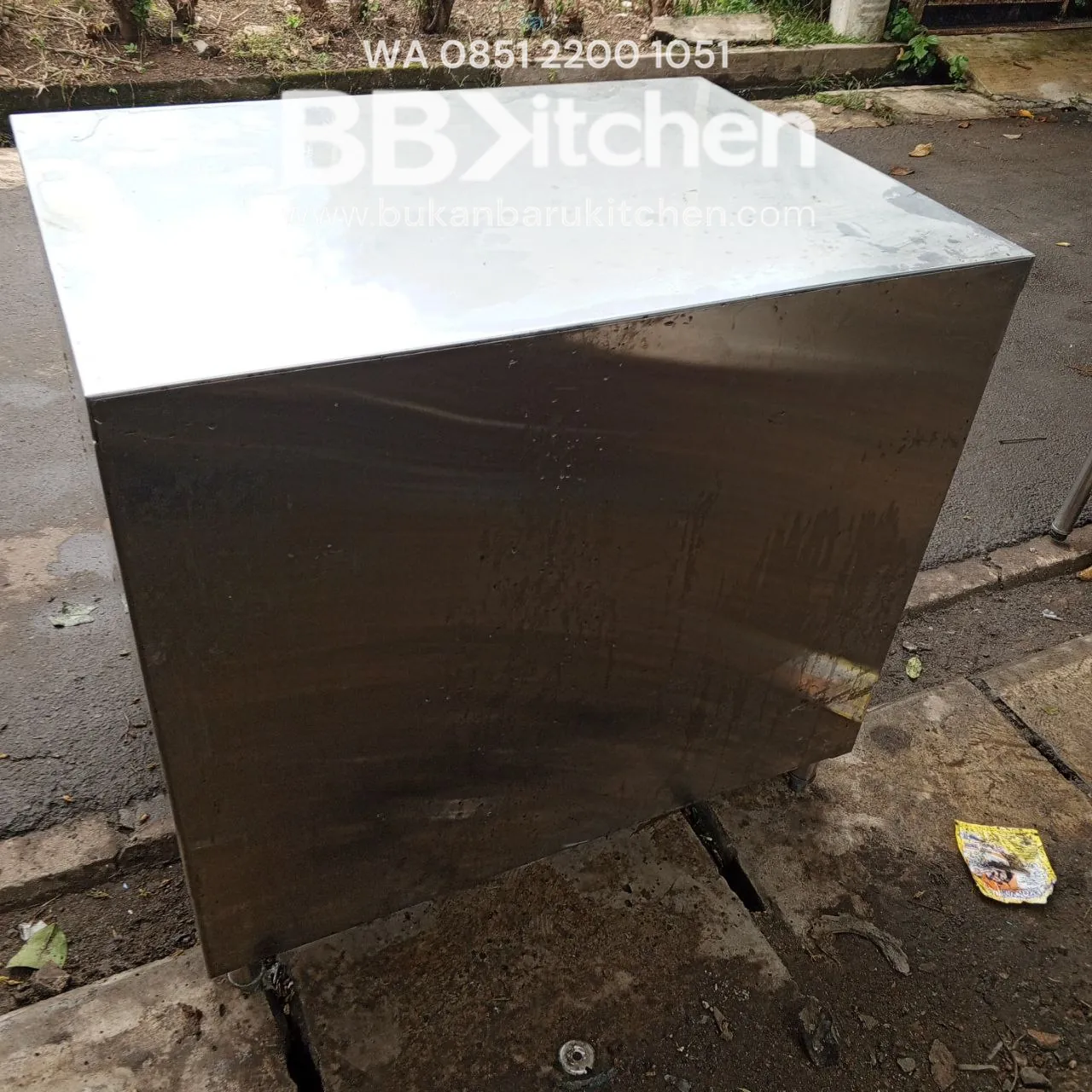 Open Kabinet Stainless 90x65x85 - Image 4