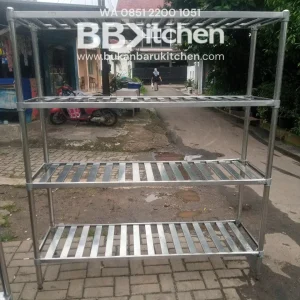Rak 4 Susun Jari-Jari P 160 x L 50 x T 180 cm