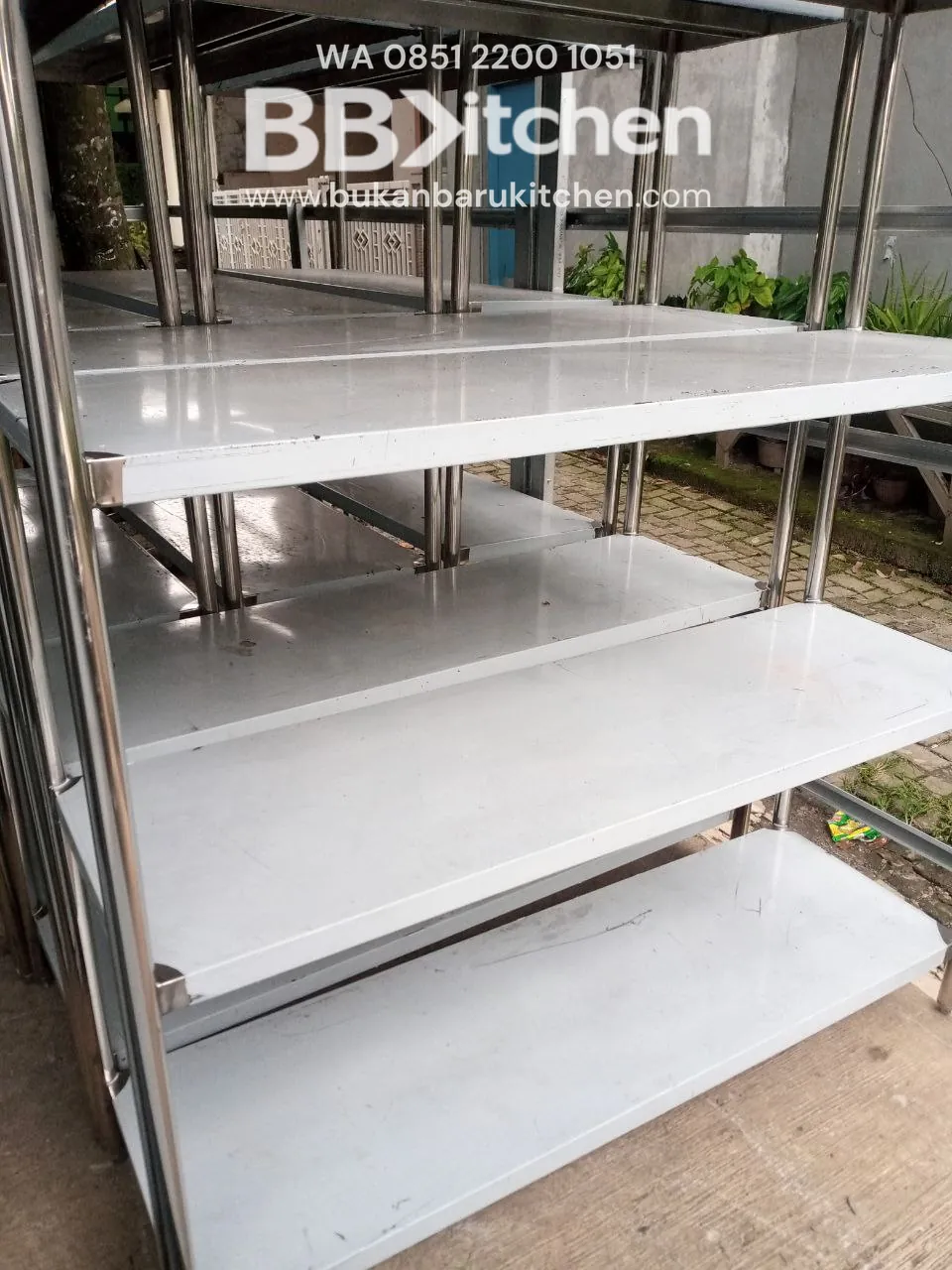 Rak 4 Susun Plat New Custom P 150 x L 50 x T 180 cm - Image 4