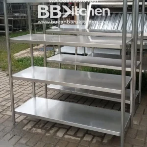 Rak 4 Susun Plat Ukuran P 140 x L 50 x T 154 cm