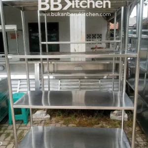 Rak 4 Susun Plat Ukuran P 150 x L 60 x T 200 cm