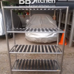 Rak 4 Susun Stainless Steel P 120 x L 50 x T 155 cm