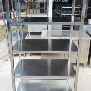 Rak 5 Susun Model Plat Stainless 304 Ukuran P 100 x L 60 x T 180 cm