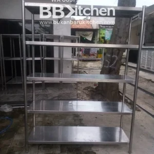 Rak 5 Susun Plat P150 x L50 x T200 cm