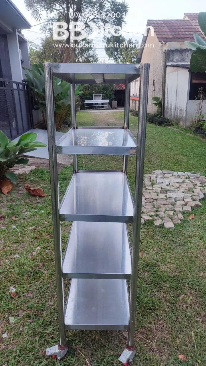 Rak 5 Susun Roda Ukuran P 87 L 40 T 160