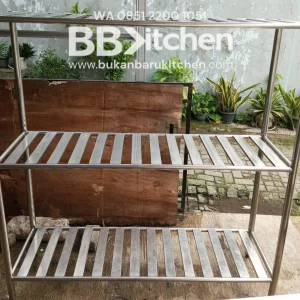 Rak Jari Jari 3 Susun Ukuran P 150 x L 50 x T 155 cm