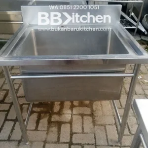 Single Sink Jumbo Stainless 90 x 75 x 84 cm