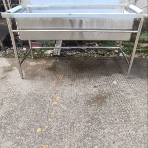 Single Sink Jumbo Stainless Steel 150x70x85