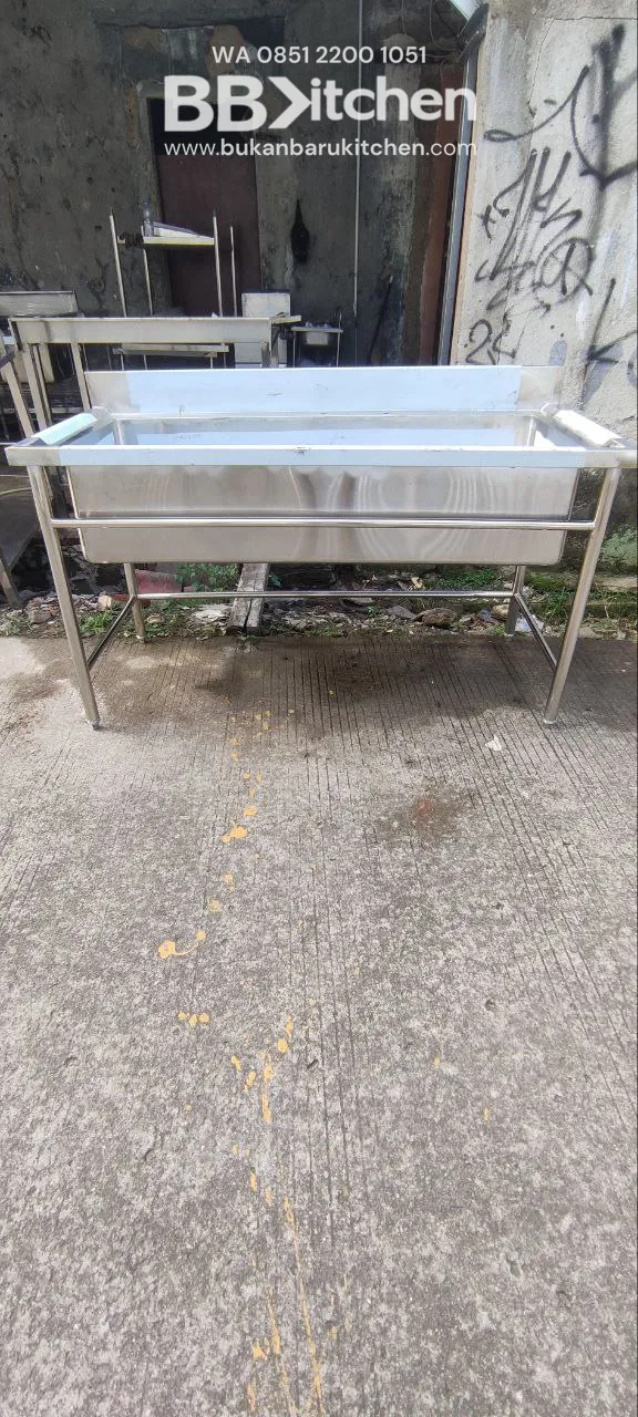Single Sink Jumbo Stainless Steel 150x70x85