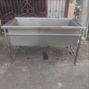 Single Sink Jumbo Stainless Steel 150x80x85