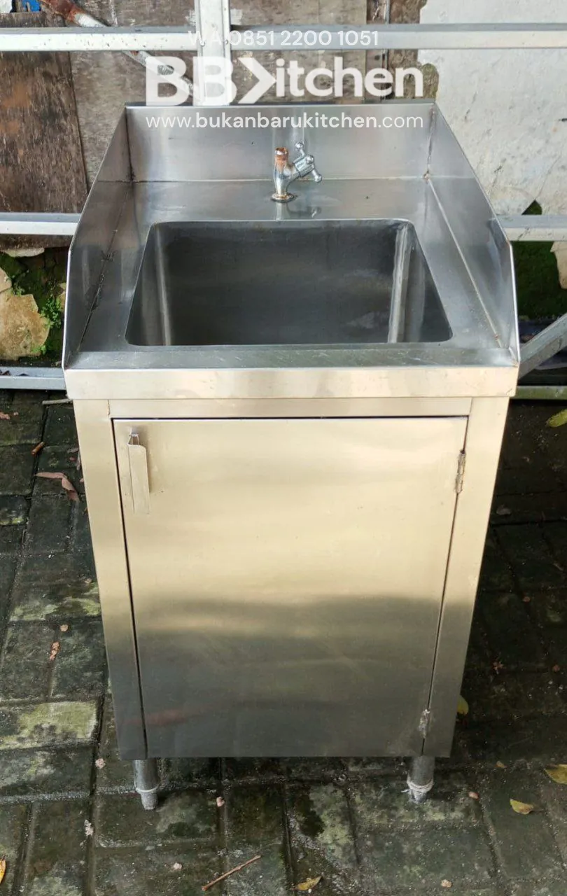 Single Sink Kabinet Stainless 50x70x85 cm
