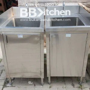 Single Sink Kabinet Stainless P50 x L70 x T85 cm