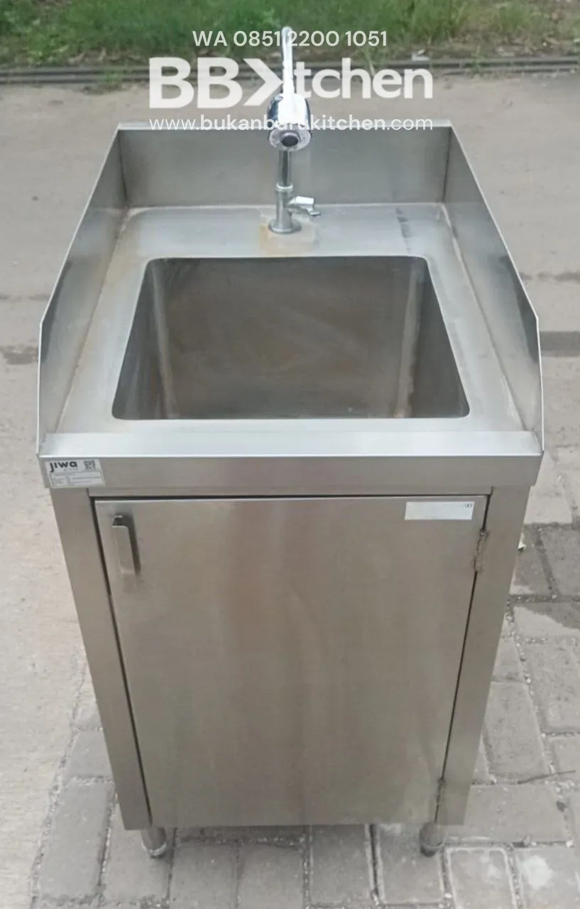 Single Sink Kabinet Stainless Steel P 50 x L 70 x T 85 cm