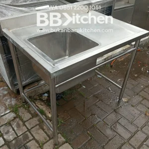 Single Sink Sayap Kanan 100x75x85 cm