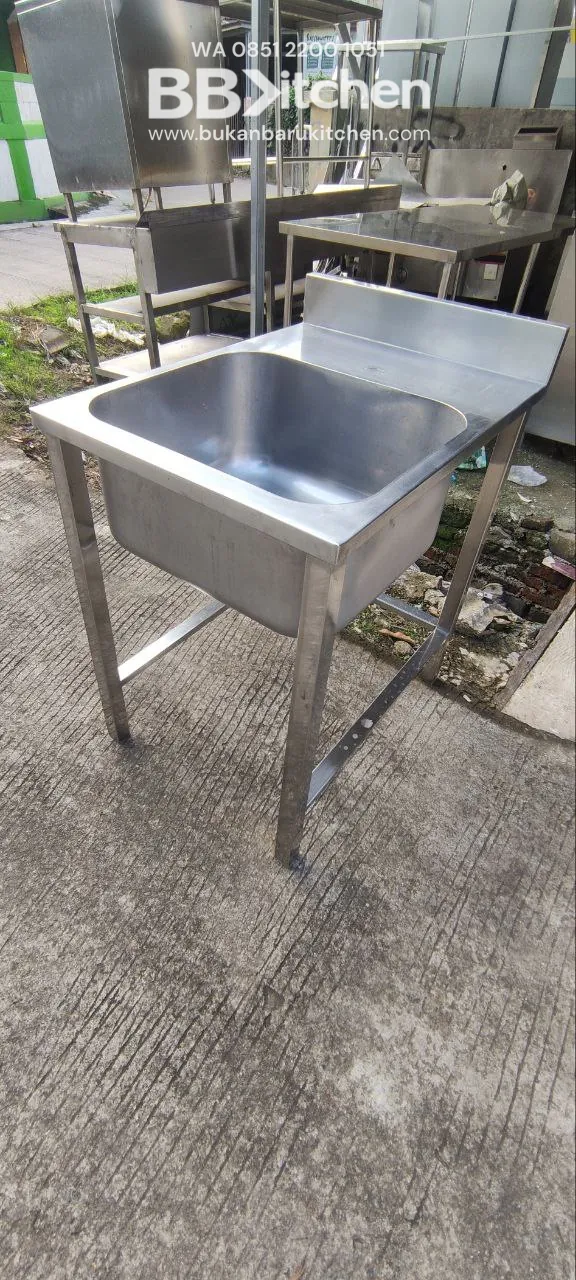 Single Sink Stainless Steel 60x80x85 - Image 3