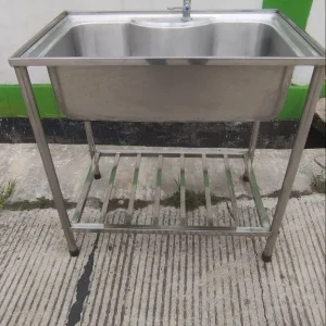 Single Sink Stainless Steel 82x52x83