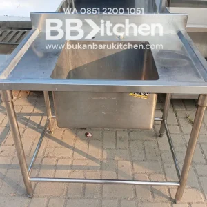 Single Sink Stainless Steel P 100 x L 75 x T 85 cm