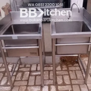 Single Sink Stainless Steel P 50 x L 70 x T 85 cm