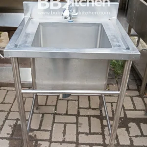 Single Sink Stainless Steel P 70 x L 65 x T 85 cm