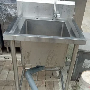 Single Sink Stainless Steel P60 x L60 x T85cm