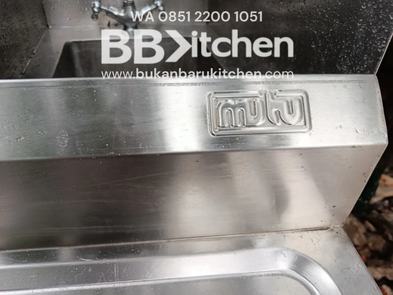 Single Sink Stainless Steel Sayap Kiri Ukuran 120x60x85 - Image 4