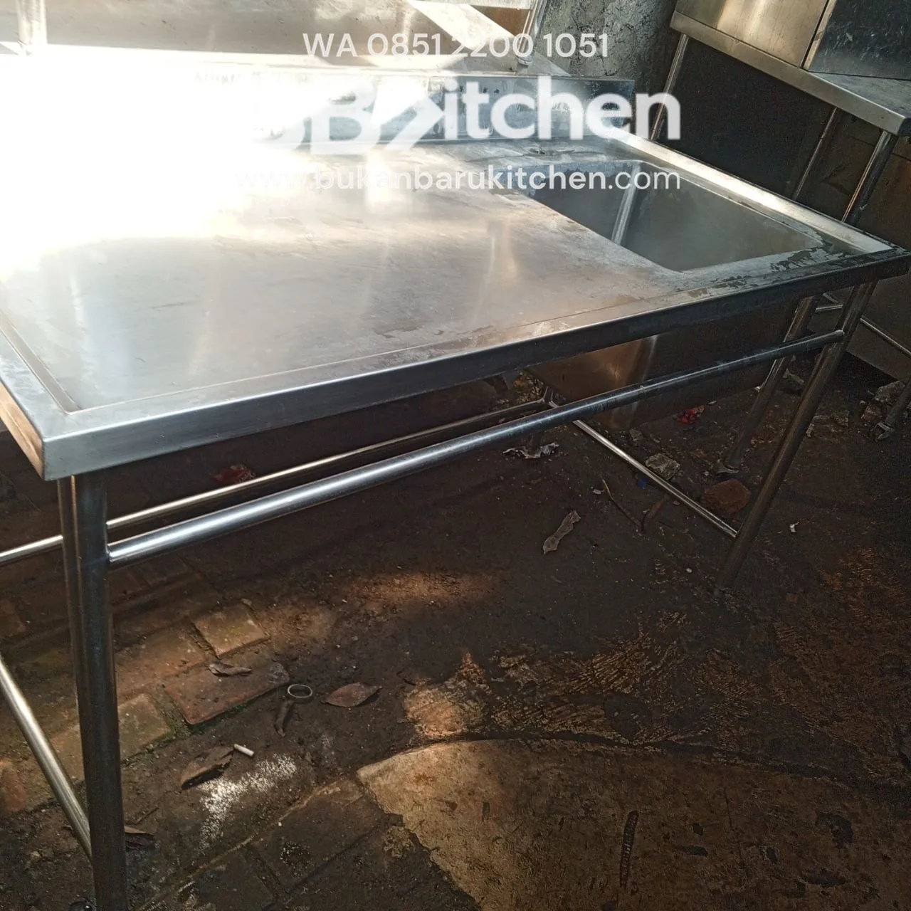 Sink 1 Lobang Sayap Becksples Ukuran 150x75x85 - Image 2